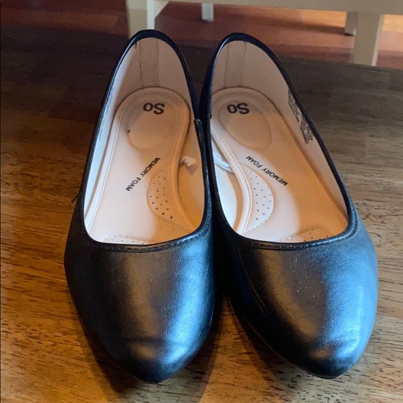 SO Memory Foam Pointed Ballet Flats